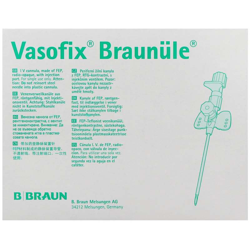 Vasofix Braun Le Venenverweilkan Len Pzn