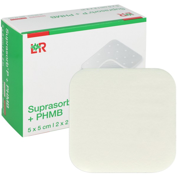 Suprasorb P + PHMB Antimikrobbieller PU Schaumverband, steril