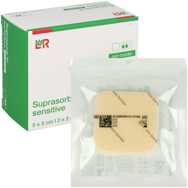 Suprasorb P sensitive non-border, ohne superabsorbierenden Saugkern, steril
