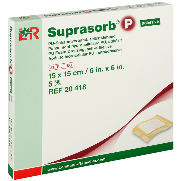 Suprasorb P PU-Schaumverband, steril, selbstklebend