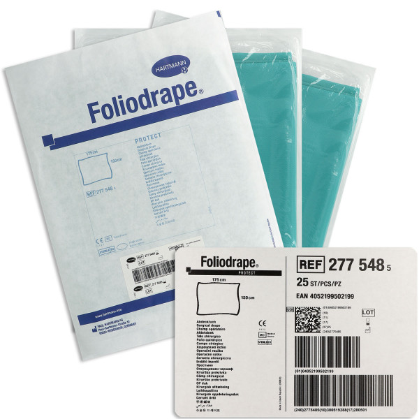 Foliodrape Protect Abdecktücher steril einzeln verpackt