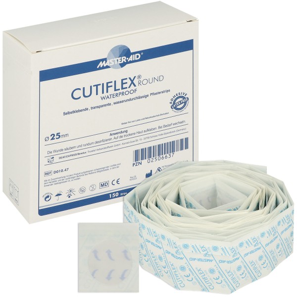 Cutiflex Round Folienwundverband Ø 25 mm - 150 St.