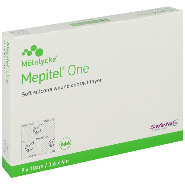 Mepitel One Silikon Netzverband mit Abziehhilfe