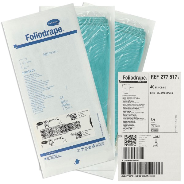 Foliodrape Protect Lochtücher selbstklebend steril einzeln verpackt