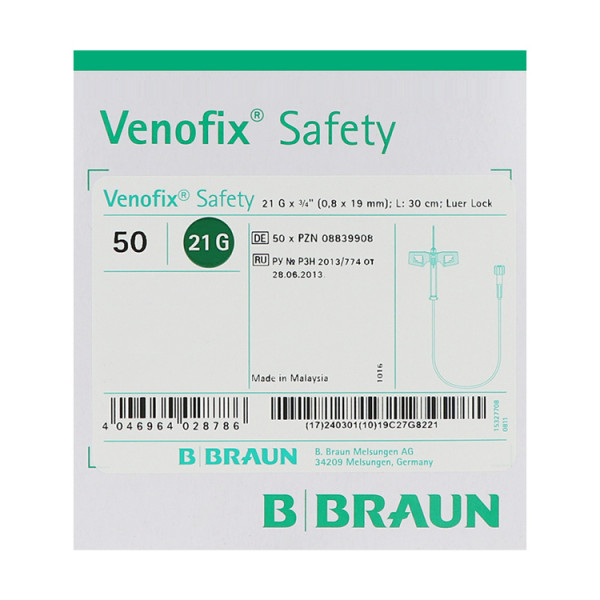 Venenpunktionsbesteck | B. Braun Venofix® Safety | PZN 08839908