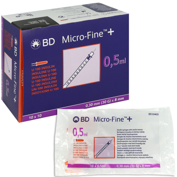 MICRO-FINE+ Demi Insulinspritze mit Kanüle