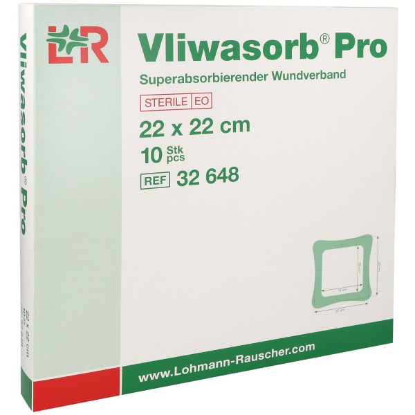 Vliwasorb Pro Superabsorbierender Wundverband, sterile Wundauflage