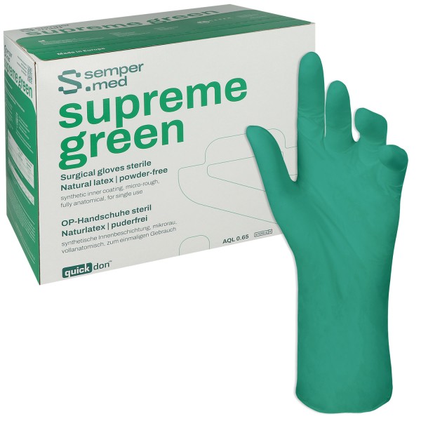 Sempermed Supreme Green OP-Handschuhe