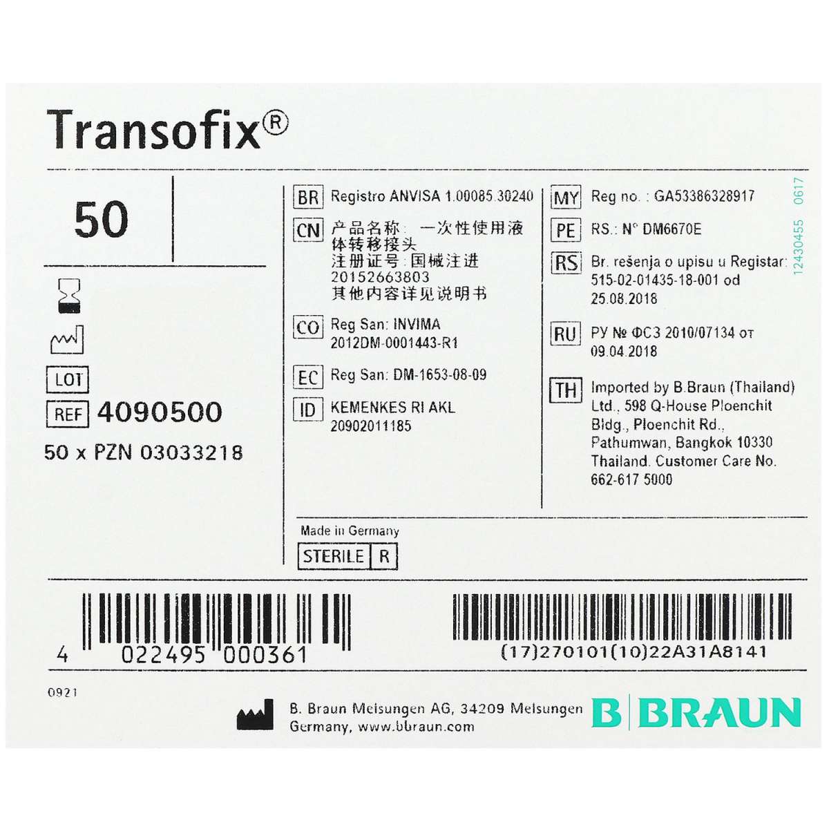 Transofix® Transferset ️ 50 Stück | PZN 03033218