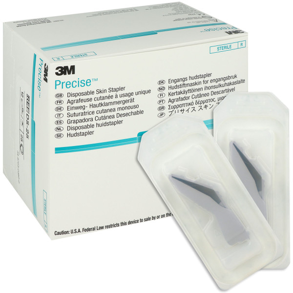 3M Precise Einmal-Hautklammergerät mit Hautklammermagazin steril